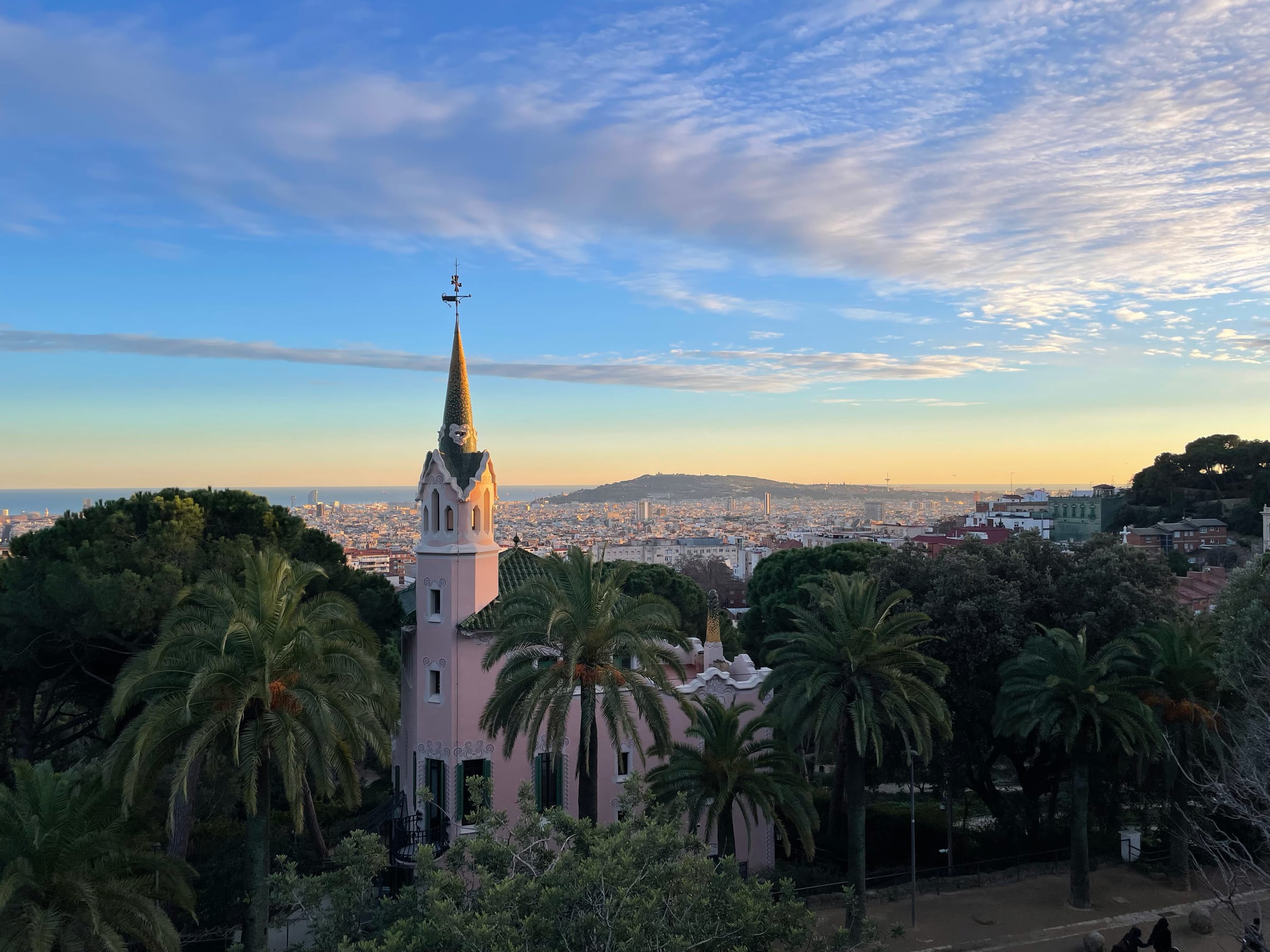 View over Barcelona from Park Güell